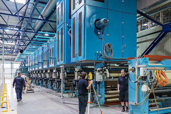 Second Hand SPGPrints Vinyl PVC Wallpaper Wallcovering Machine Production Line